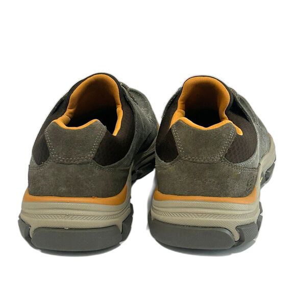 Skechers Shoes Men’s Size 8WW Color Gray Orange Extra Wide Fit Air-Cooled - Picture 5 of 12